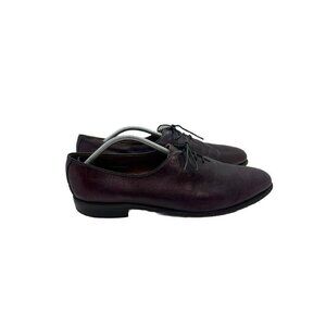 Vintage Allen Edmonds Caribbean Collection Ashbury Loafer Shoes 11.5 D Wine Red